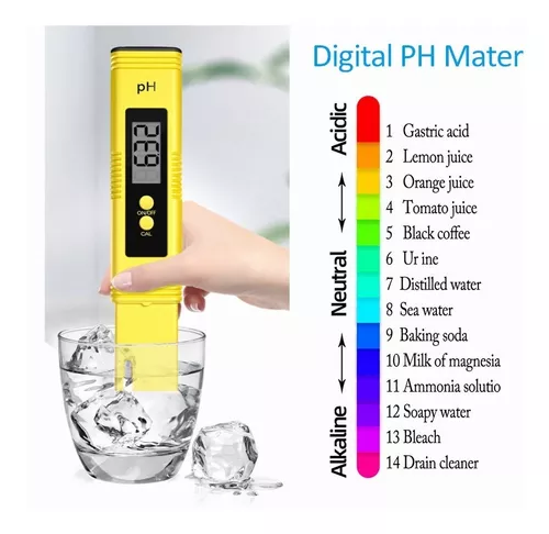 Calibrador medidor ph digital para agua liquidos aquarios piscina  laboratorio US