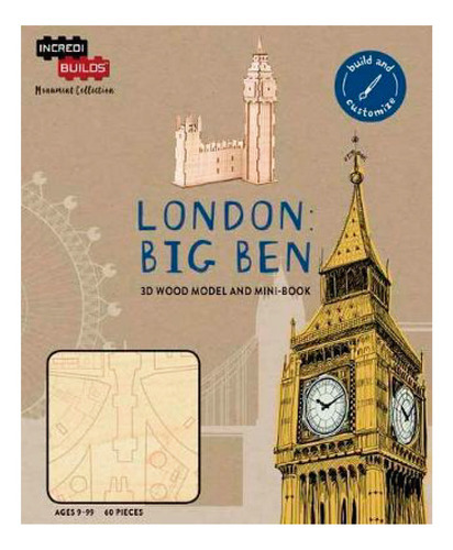 Londres Big Ben, Modelo Para Armar, De Insight Editions. Editorial Insight, Tapa Blanda, Edición 1 En Inglés, 2018
