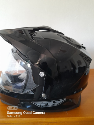 Imagen 3 de 8 de Casco Fly Racing Modelo Trekker Talla M Color Negro Nuevo.
