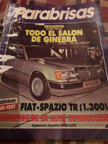 Revista Parabrisas Fiat Spazio  Ginebra Sevel Macri 1987