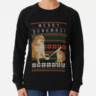 Buzo Bonkmas Cheems Doge Ugly Christmas Sweater Calidad Prem