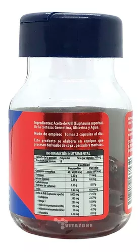 Aceite De Krill 30 Cápsulas Naturagel Epha Dha Omega 3