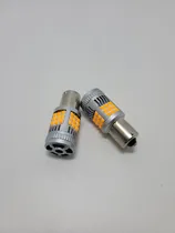 Comprar Bombillos Led 1 Contacto Ambar 1156 Luces De Cruces 25 Watts