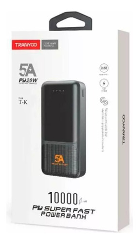 Power Bank T-k01 De Alta Capacidad - 10000 Mah