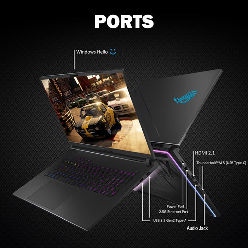 Laptop Para Juegos Asus Rog Strix G18, 18 2.5k 240hz, Rtx