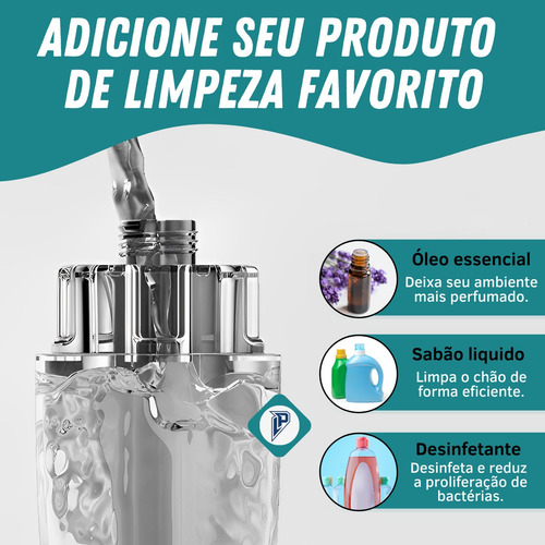 Mop Spray Rodo Reservatório Esfregão Vassoura De Microfibra
