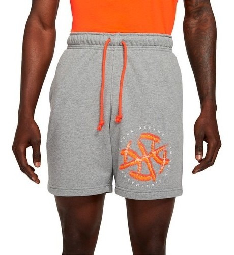 Short Nike M J Sprt Dna Hbr Flc Short Carbon Heather Flex