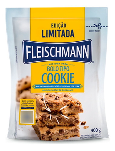 Mistura Para Bolo Tipo Cookies 400g Fleischmann Sachê