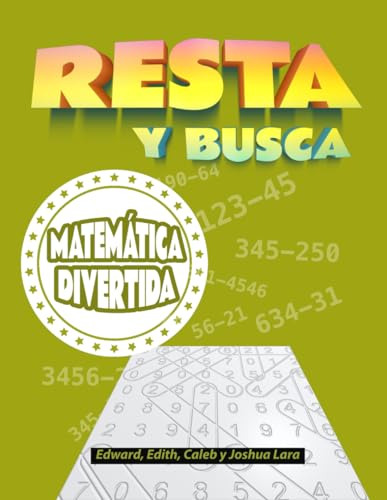 Resta Y Busca: Matemática Divertida: Sopa De Números Para Ni