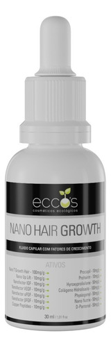 Nano Hair Growth - Fluido Capilar 30ml Eccos