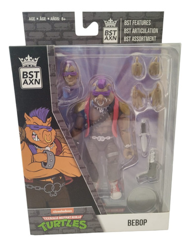 Bebop Tortugas Ninja Exclusivo Bst Axn