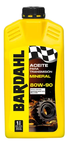 Aceite De Trasmisión Gl5 80w90 Bardahl 1lt