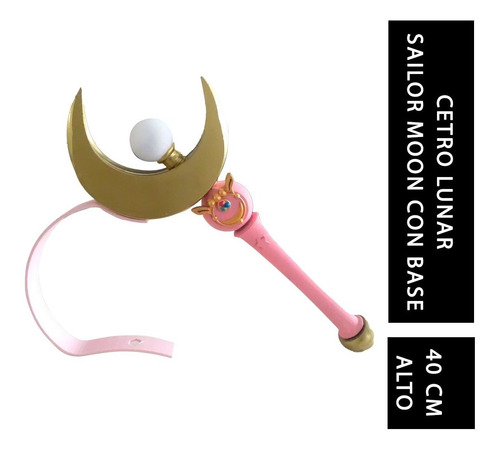 Cetro Lunar Sailor Moon Con Base