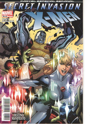 Comic Marvel Secret Invasion X-men 3 #3