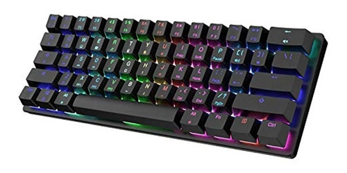 Teclado Mecanico Para Juegos Stoga 60%, Rgb Pequeño Compac