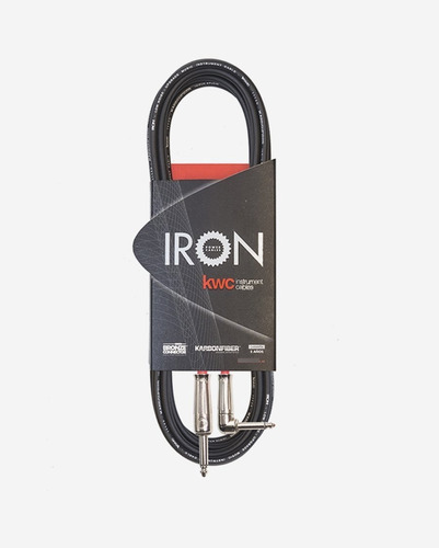 Imagen 1 de 7 de Cable Kwc Iron 221 6 Metros Plug/plug Angular L - Oddity