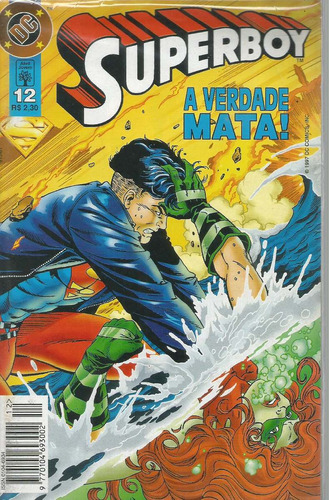 Superboy 12 2ª Serie - Abril - Bonellihq Cx06 A19