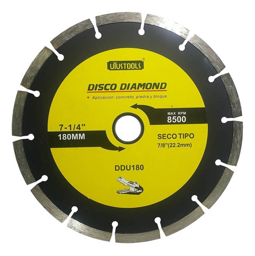 Disco De Corte Diamantado Segmentado 7 Concreto Granito
