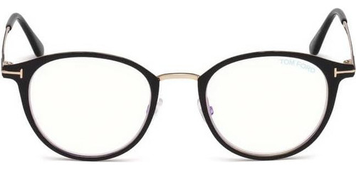 Gafas De Sol Tom Ford Tf5528-b Hombre Negro Mate/oro Rosa