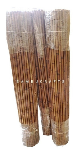 30 Varas De Bambú Natural Decoracion 1.5m Largo / 2cm Grosor