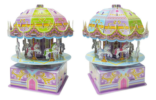 Carrusel De Música R Puzzles Para Niños, Carrusel, Caja De M