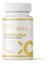 Comprar Curcuma Con Pimienta Negra Y Kion 90 Capsulas Nibray Sabor Sin Sabor