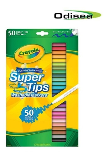Super Tips 50 Colores Crayola