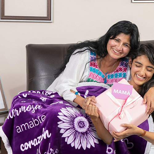 Manta Para Mamá Regalo Día De La Madre Hijos Hijas Esposo