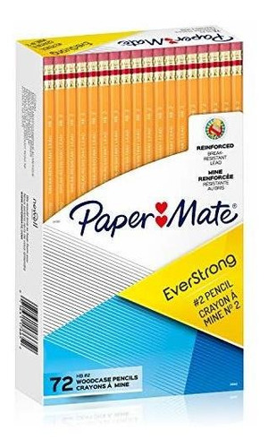 Portamina - Lápices Paper Mate Everstrong N. 2, Reforzados, 