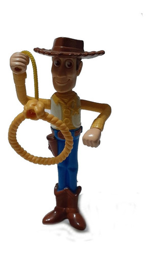 Muñeco Woody Toy Story Mc Donalds Disney Pixar Con Lazo (Usado)