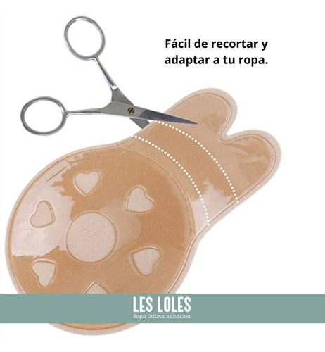 Imagen 3 de 10 de Levanta Busto Invisible Conejito Hay Talles + Cinta Bi Faz