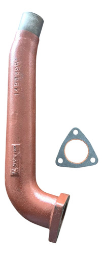 Cotovelo Escape Trator Massey 1484496 235 250 265 + Junta