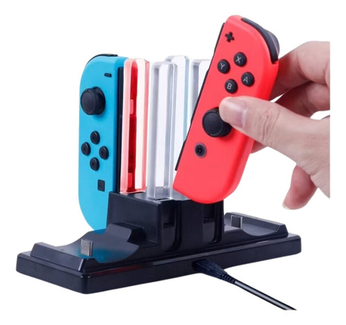Cargador X 4 Para Joy-con Dock De Nintendo Switch Iplay