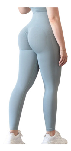 Leggins Deportivos Lycra Galasport Scrunch Push Up Gym Svu