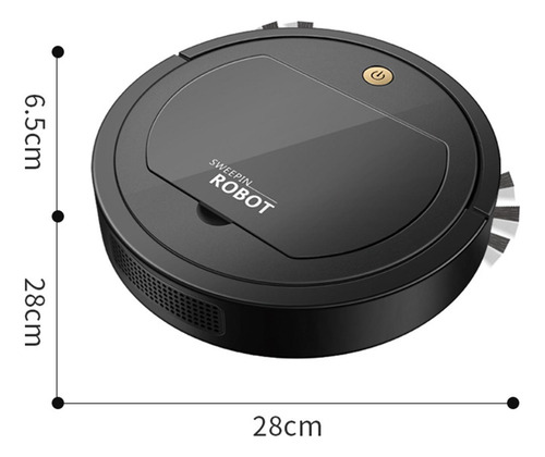 Robot Aspirador 3 En 1, 1200 Mah, Silencioso Para Pelo De