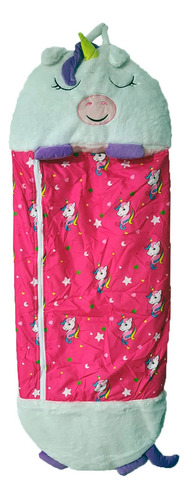 Sleeping Bag Y Almohada De Unicornio Para Niños 140x50 Cm