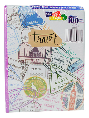 Album 100 6x4 Viaje Maximini Ii Color Lila