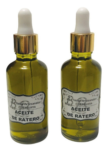 2 Aceites De Ratero O Buen Samaritano 50ml Hecho Con Plantas