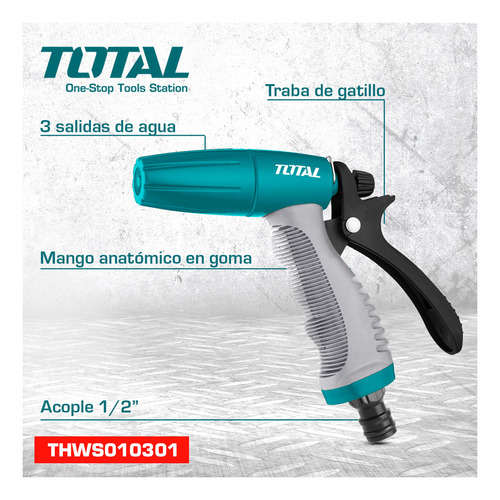 Pistola De Riego Total Thws010301 3 Tipos De Chorro Agua