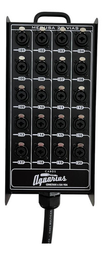 Medusa 20 Vias Montada Combo Cabos Aquarius - 40 Metros