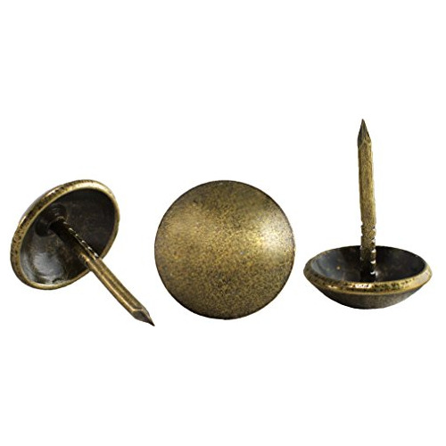 250 Piezas De Tachuelas Tapicera 3/8 PuLG Latn Antiguo