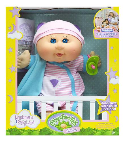 Bebés Dormilones De Cabbage Patch Kids De 12.5 Pulgadas. Cal