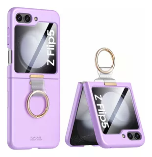 Funda Anillo Case Protectora Con Mica Para Galaxy Z Flip 5