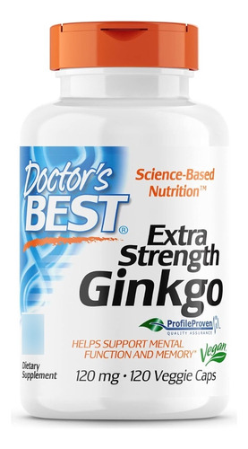 Ginkgo Biloba 120 Mg Doctor's Best 120 Veggie Caps