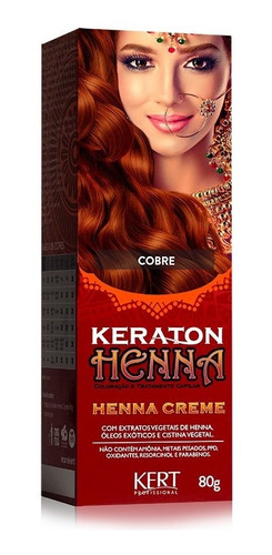 Kit 2 Keraton Henna Creme Kert Cobre