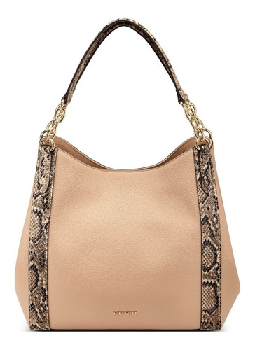 Bolsa Para Dama Tipo Shoulder Bag Nine West Beige Ngk115723