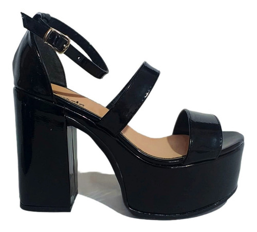 Sandalias Dana Charol Negro