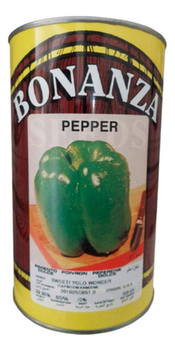 Semilla Pimiento Yolo Wonder Rojo Bonanza Lata X 1lb (453gr)