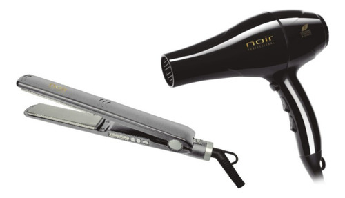 Kit Noir Profesional De Secadora Y Plancha Knp-2400gr