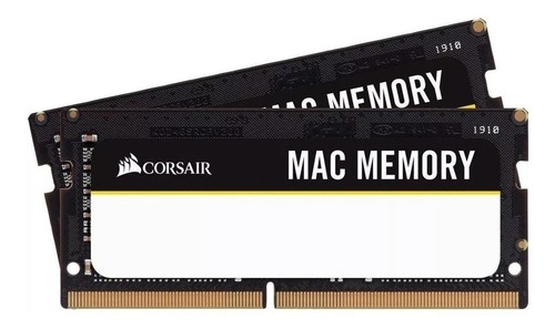 Imagem 3 de 4 de Kit Memória Notebook Mac Corsair 16gb (kit2x8gb) Ddr4 2666m